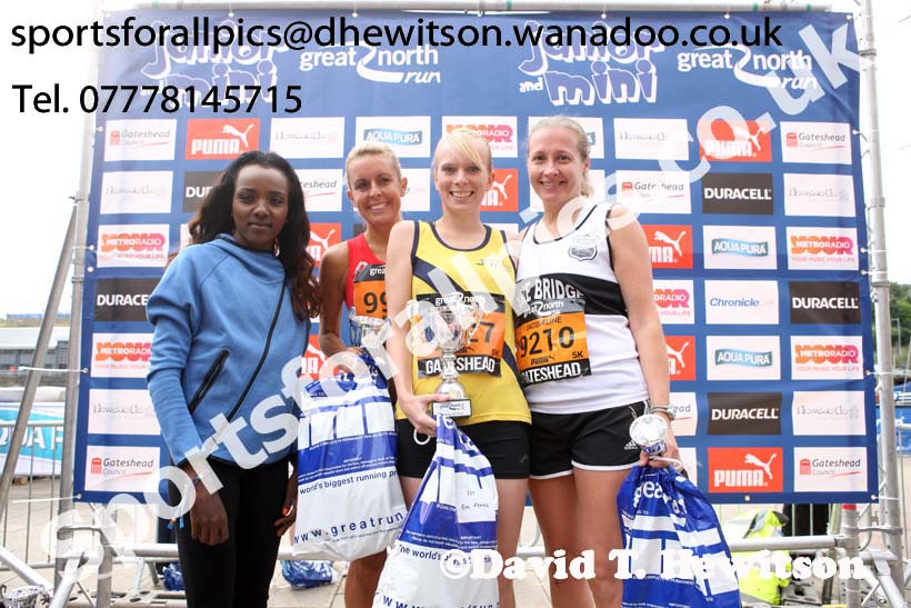 Great  North 5k, Newcastle/Gateshead. Photo: David T. Hewitson/Sports for All Pics